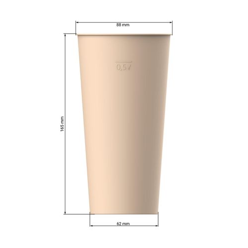 Gobelet bio "Colour" 0,5 l - 3