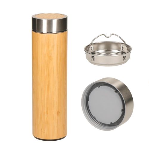Bouteille isolante "Bambou", large - 1