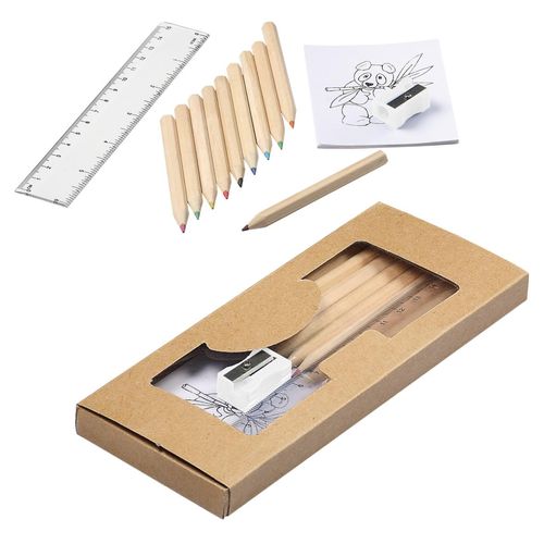 Kit de dessin pour enfant "Ligne Écologique", SquareNuts - Mataro Advice srl