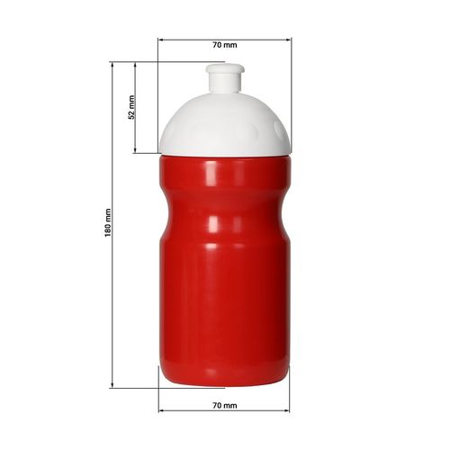 Gourde "Fitness" 0.5 l avec bouchon d'aspiration - 3