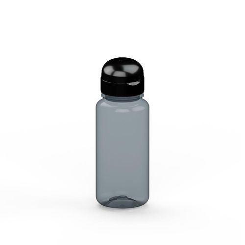 Gourde "Sports" gris-transparent 0,4 l, R-PET - 2