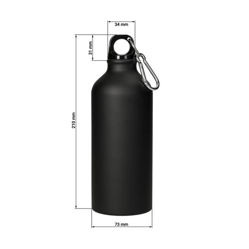 Bouteille en aluminium "Sportive" 0,6 l mate - 3