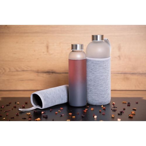 Bouteille en verre avec habillage "Iced", 0,45 l - 6