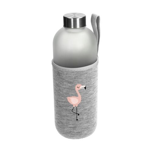 Bouteille en verre avec habillage "Iced", 1,0 l - 6