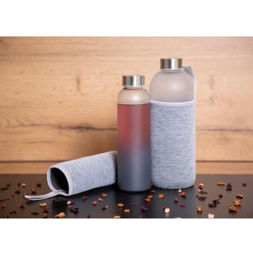Bouteille en verre avec habillage "Iced", 1,0 l - 7