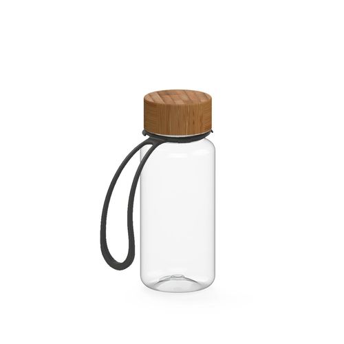 Gourde "Natural" transparente incl. attache, 0,4 l - 2