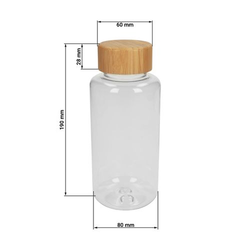 Gourde "Natural" transparente, 0,7 l - 3