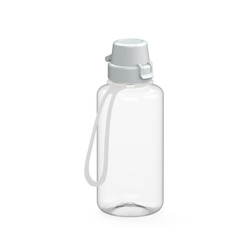 Gourde "School" transparente incl. attache, 0,7 l - 2