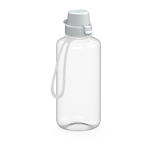 Gourde "School" transparente incl. attache, 1,0 l - 2