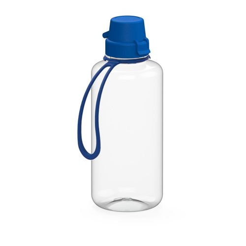 Gourde "School" transparente incl. attache, 1,0 l - 1
