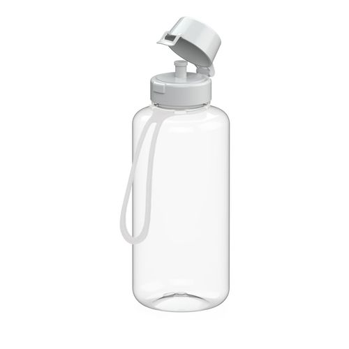 Gourde "School" transparente incl. attache, 1,0 l - 3