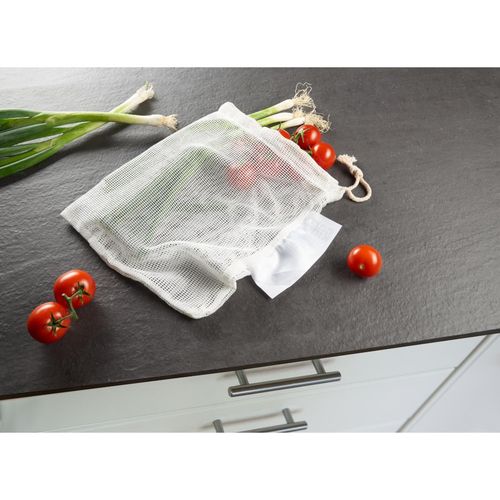 Sac à fruits et légumes en coton "ECOCARE", petit - 5