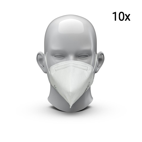 Masque respiratoire "SafeCare" FFP3 NR (kit de 10 pièces) - 2