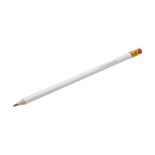 Crayon à papier "White" avec gomme - 5