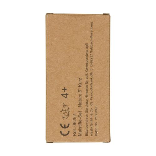 Ensemble de crayons de couleur "Nature 6", courts - 4