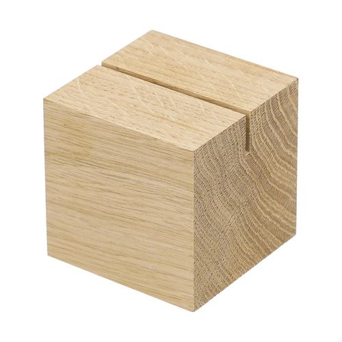 Porte-menu en bois "Cube" - 2