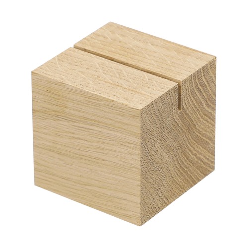 Porte-menu en bois "Cube" - 1