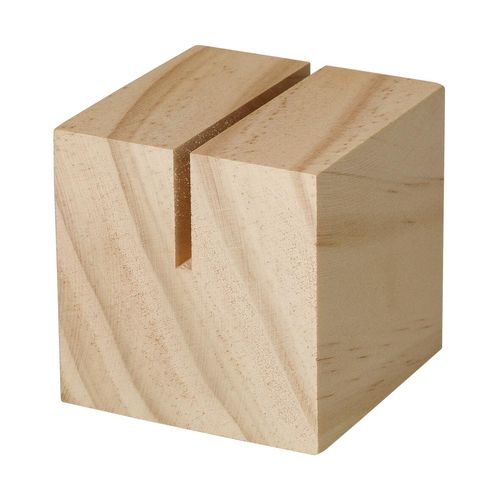 Porte-menu en bois "Cube" - 4