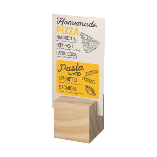 Porte-menu en bois "Cube" - 5