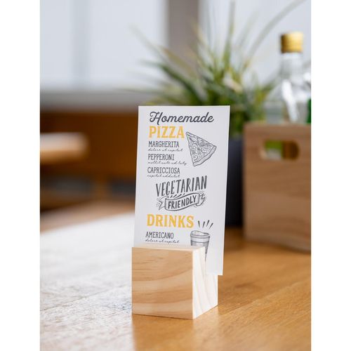 Porte-menu en bois "Cube" - 7