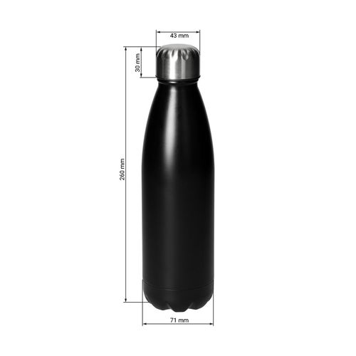 Bouteille en acier inoxydable « Colare », 0,70 l, paroi simple - 3