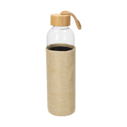 Bouteille en verre avec habillage "Natural", 0,70 l - 1