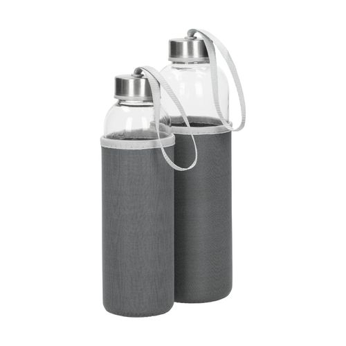 Bouteille en verre avec habillage "Pure", 0,50 l - 6