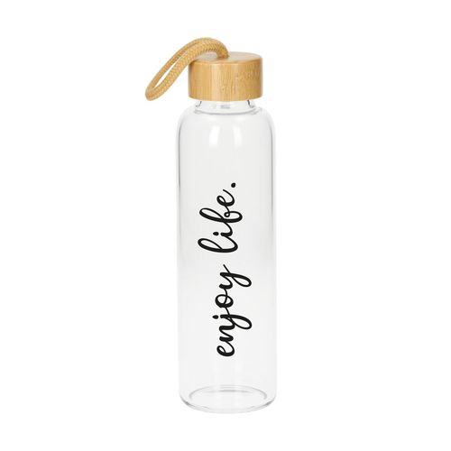 Carafe en verre avec habillage "Bamboo", 0,55 l - 4