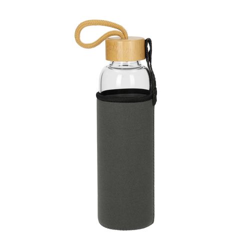 Carafe en verre avec habillage "Bamboo", 0,55 l - 2
