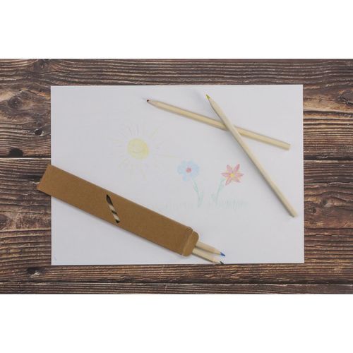 Coffret de crayons de couleur "Nature 4" long - 7
