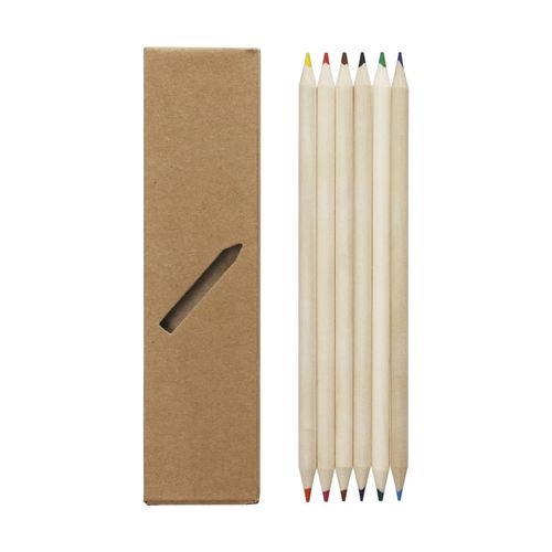 Crayons de coloriage "Duo", set de 6 pièces - 6