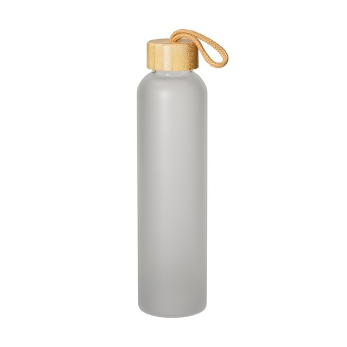 Bouteille en verre "Bamboo" 750ml, Frosted - 2