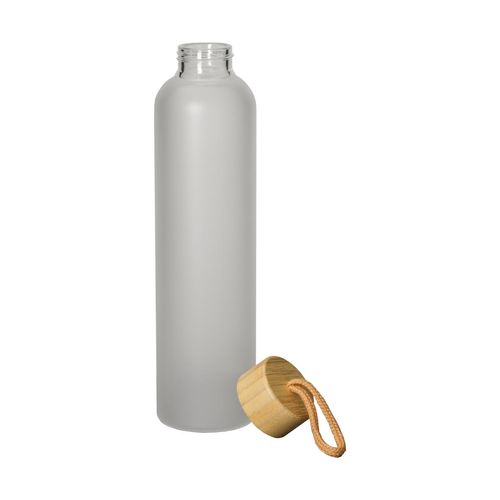 Bouteille en verre "Bamboo" 750ml, Frosted - 4