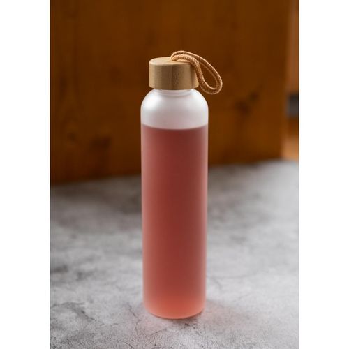 Bouteille en verre "Bamboo" 750ml, Frosted - 6