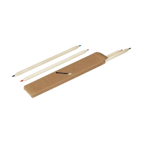 Crayons de coloriage "Duo", set de 4 pièces, SquareNuts - Mataro Advice srl