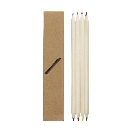 Crayons de coloriage "Duo", set de 4 pièces - 6