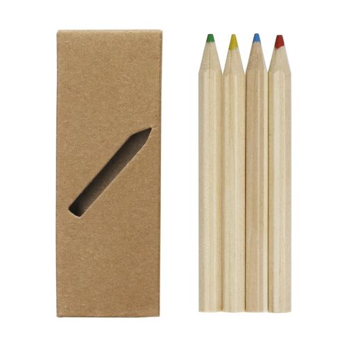Coffret de crayons de couleur "Nature 4" court - 6