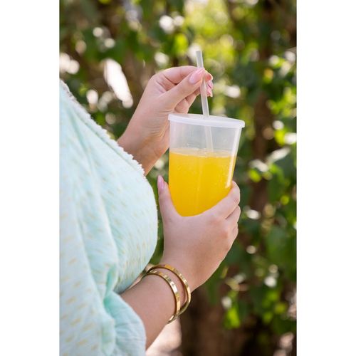 Gobelet « Vital », 500 ml avec couvercle et paille - 7