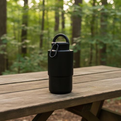 Tasse en acier inoxydable avec mousqueton « Trail » - 6