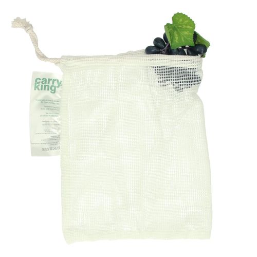 Sac à fruits et légumes en coton "ECOCARE", grand - 3