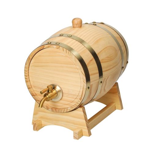 Tonneau en bois "Timber", 3 l, SquareNuts - Mataro Advice srl