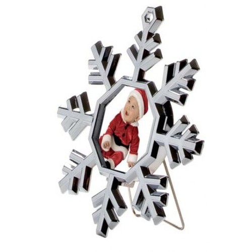 MINI PORTE-PHOTOS FLOC. DE NEIGE-85x95mm