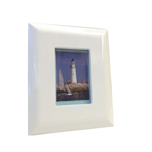 PORTE-PHOTOS BLANC EN PARTIE PLAT 90X130