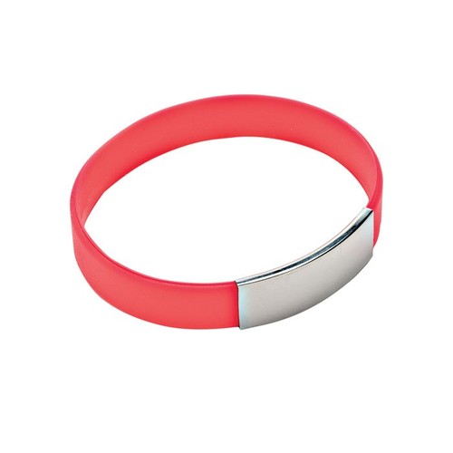 BRACELET HOMME SILICONE ROUGE