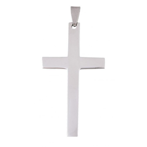 PENDENTIF ACIER CROIX