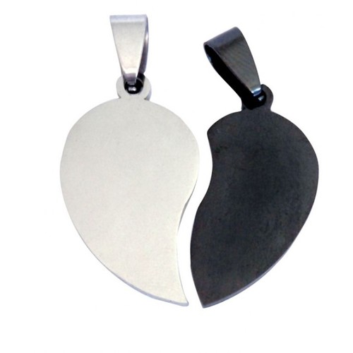 PENDENTIF ACIER CUR BRISÉ