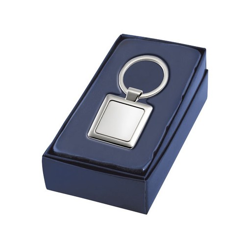 PORTE-CLÉS AVEC PLAQUE CARRÉE BRILLANTE thumbnail 5