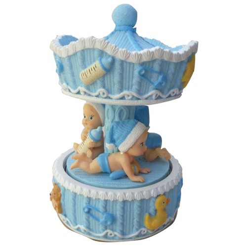 CARROUSEL BÉBÉ BLEU CIEL