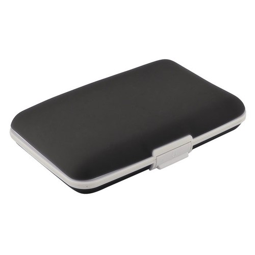 PORTE-CARTES DE VISITE SILICONE NOIR