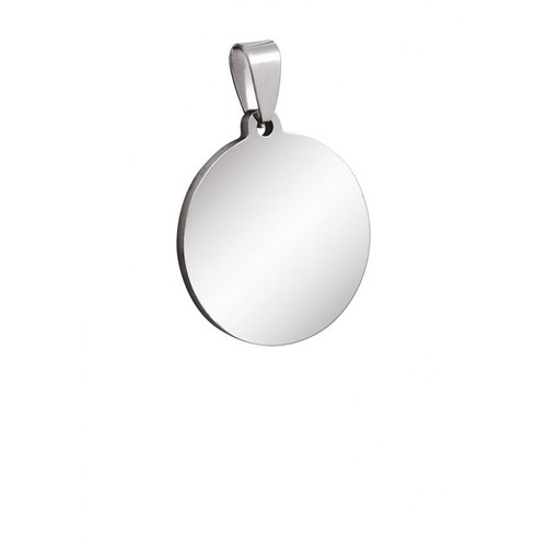 PENDENTIF D'ACIER ROND d 25mm